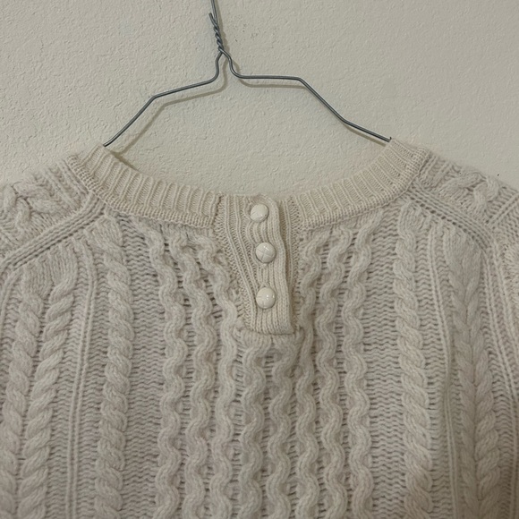 J. Crew Wool Crew Neck Sweater Size Small Lined Pockets Cozy Chunky Knit Women’s - Picture 3 of 8